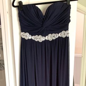 Navy Blue Bridesmaid Dress